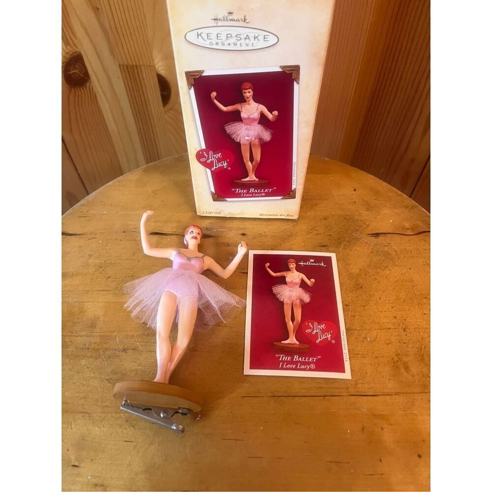 Hallmark Keepsake Christmas Ornament The Ballet : I Love Lucy 2004 Clip On (7559